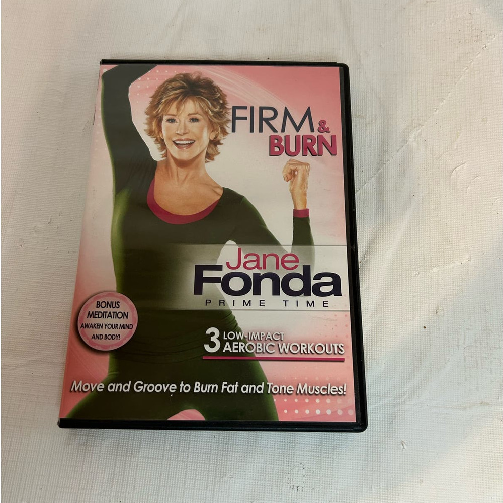 Jane Fonda DVD Firm and Burn GUC